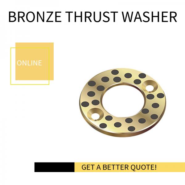 China Solid Lubricant Embedded JTW-10 Thrust Bearing Washer wholesale
